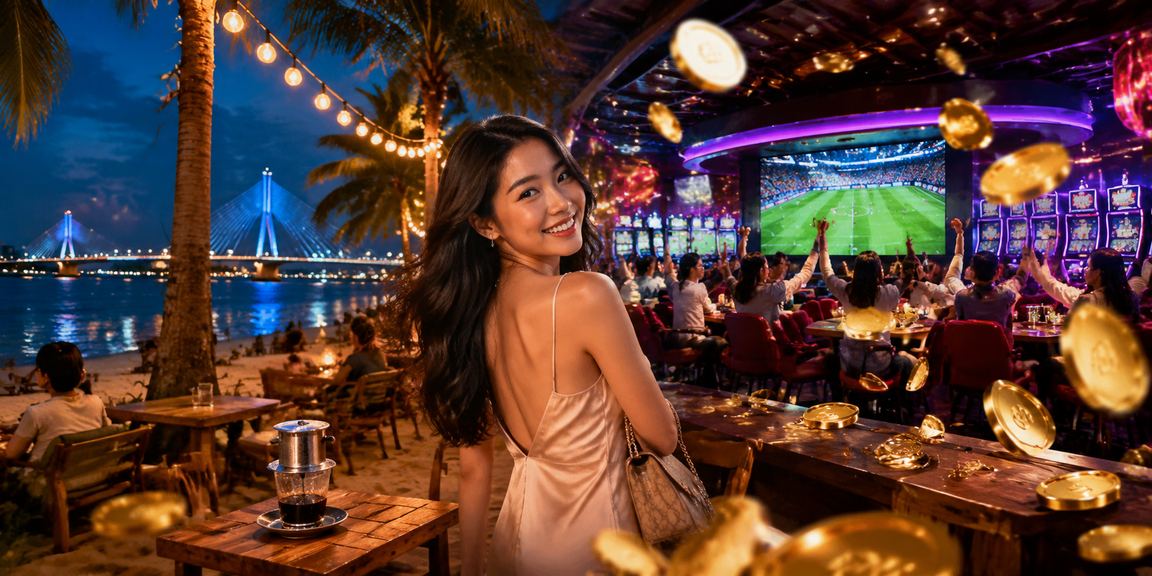 Người dùng tại Cần Thơ xem kèo bóng đá qua điện thoại bên ly cà phê sáng
